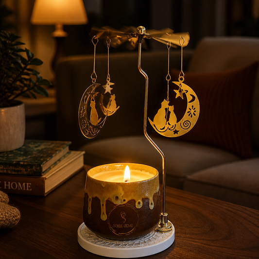 Moon Cat Candle Carousel
